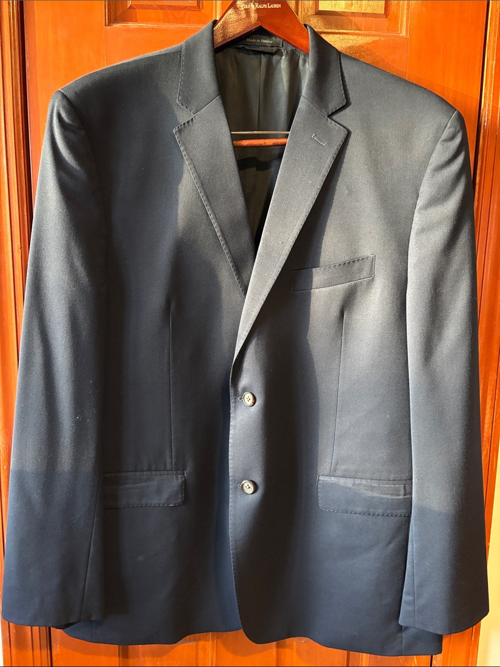 Ralph Lauren Navy Blue Two-Button Blazer